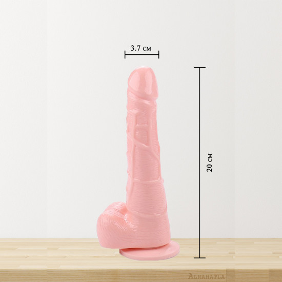  20 cm Oynar Başlı Vibratör Dildo Kuvvetli Titreşimli Vibratör Dildo